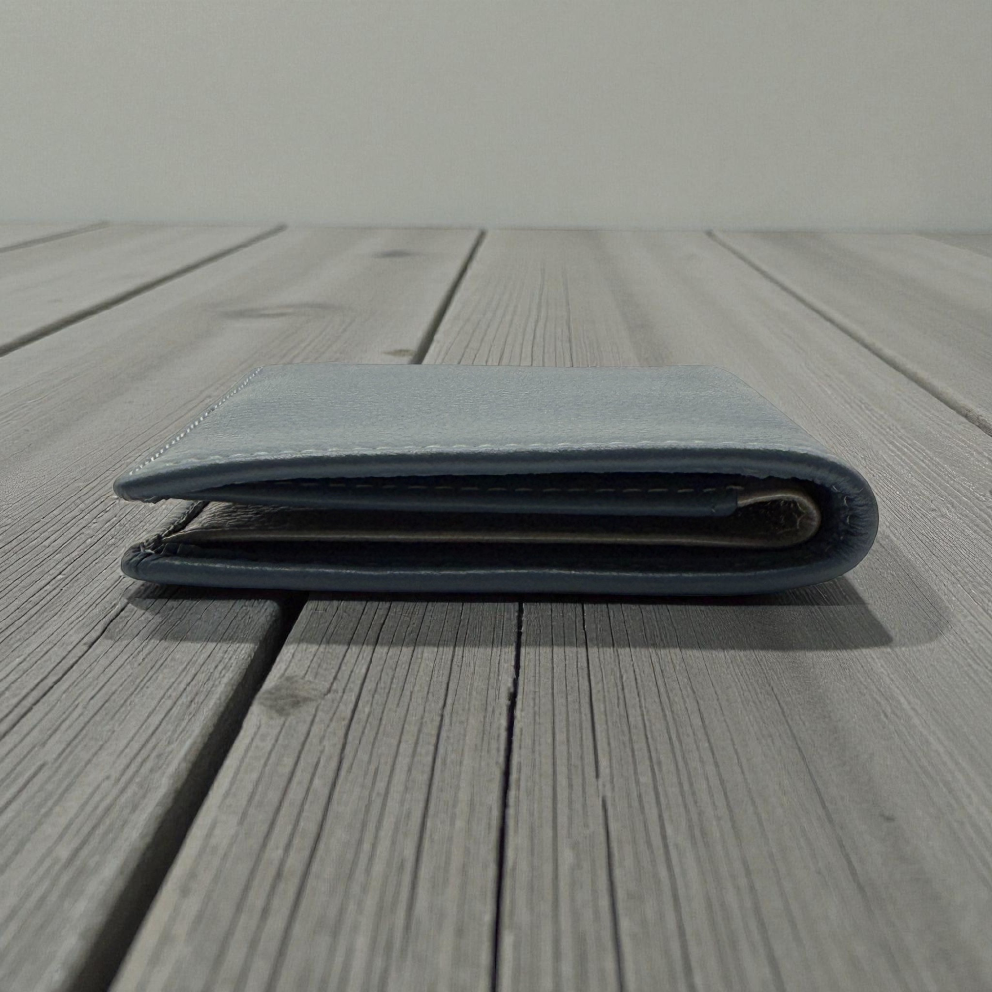 RFID Leather Sliding Mechanism Wallet