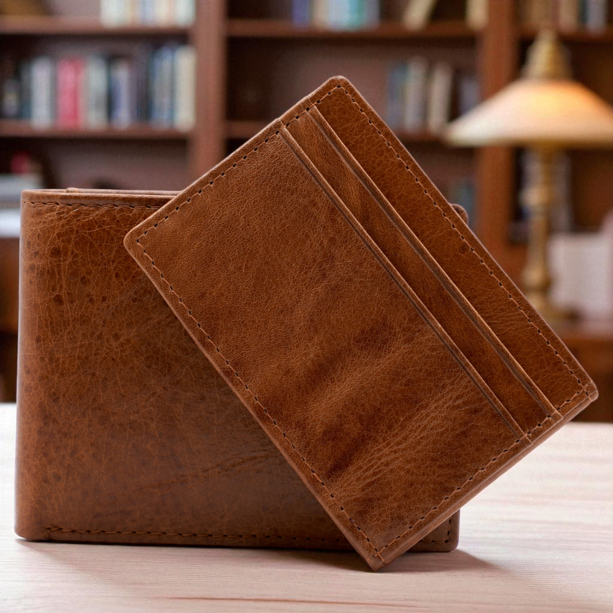 Bespoke Leather Wallet with Removable Card Holder