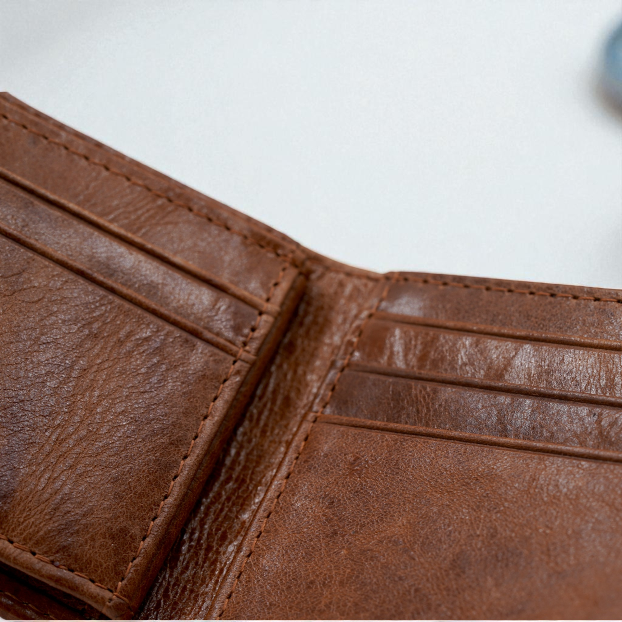 Bespoke Leather Wallet with Removable Card Holder