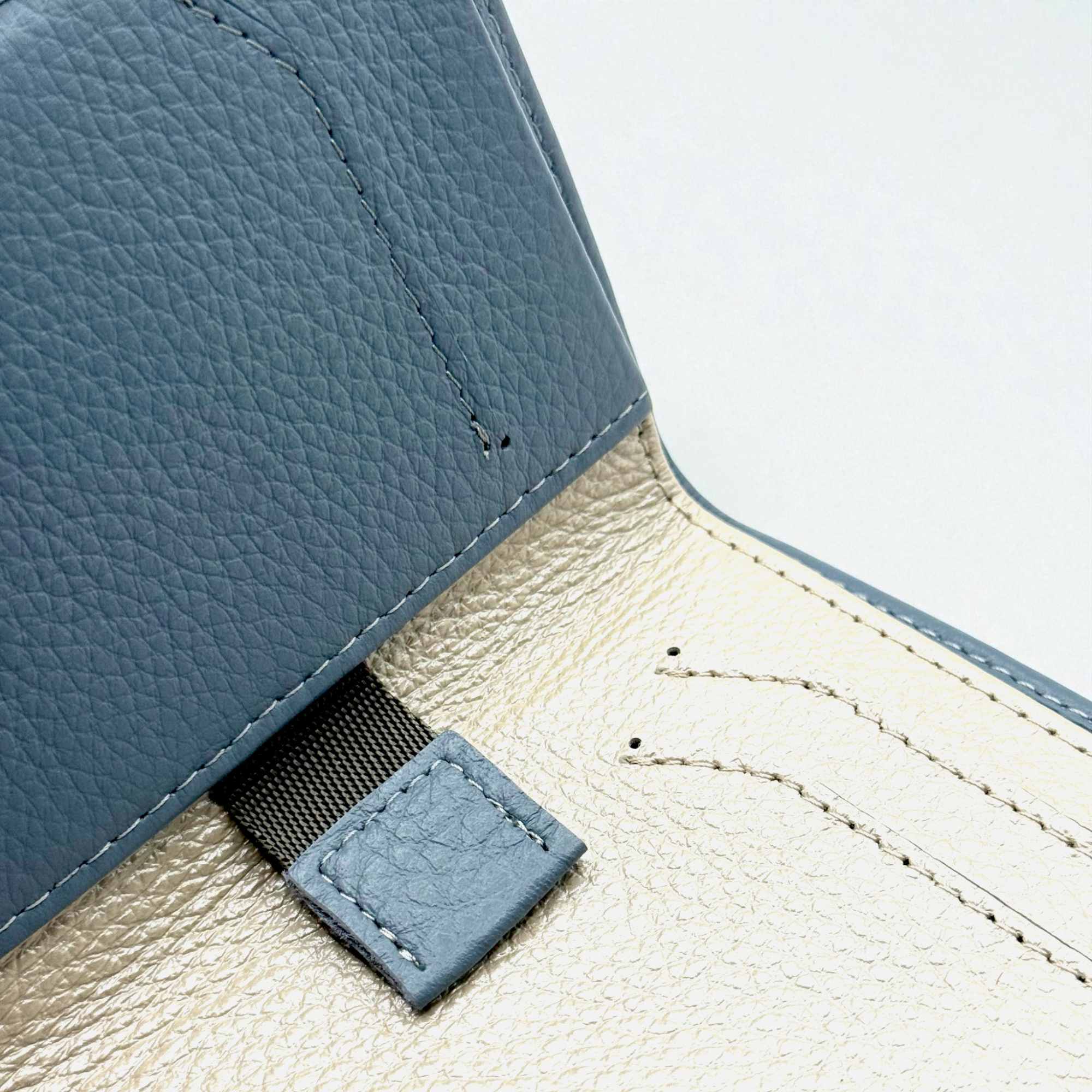 RFID Leather Sliding Mechanism Wallet