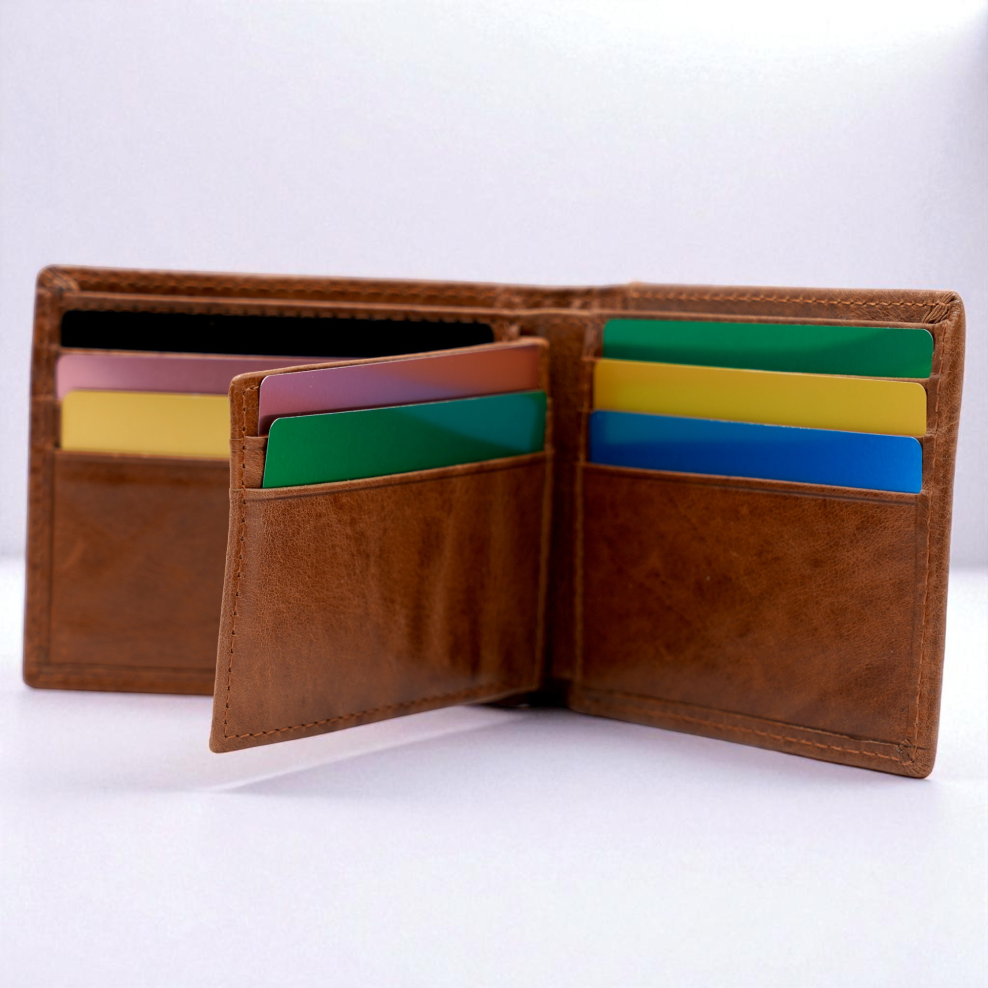 Bespoke Leather Wallet with Removable Card Holder